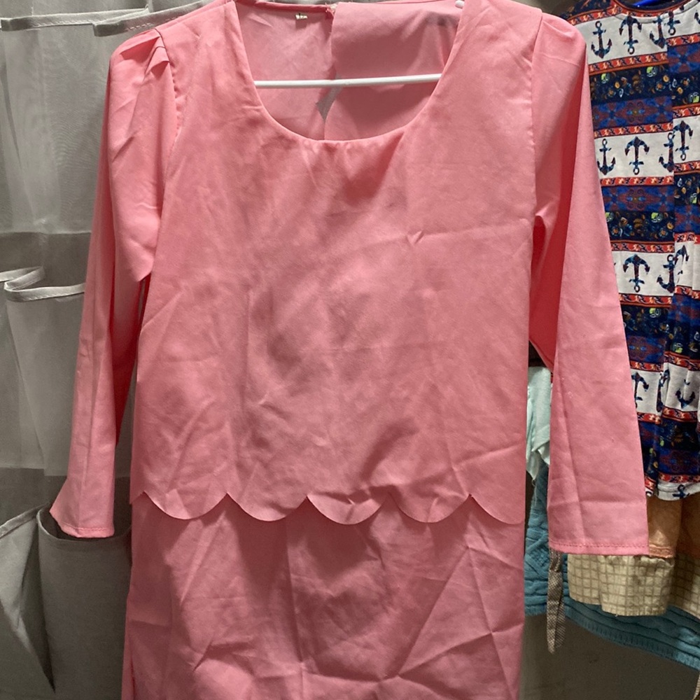 Pink blouse